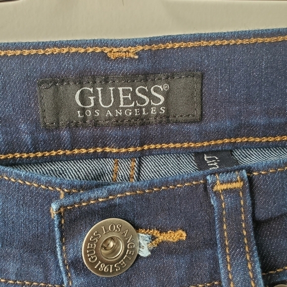 Guess Lincoln straight slim jean indigo blue size 32 - Picture 4 of 13